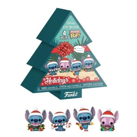 STITCH HOLIDAY - Pocket Pop 4 Pack - Tree Box 