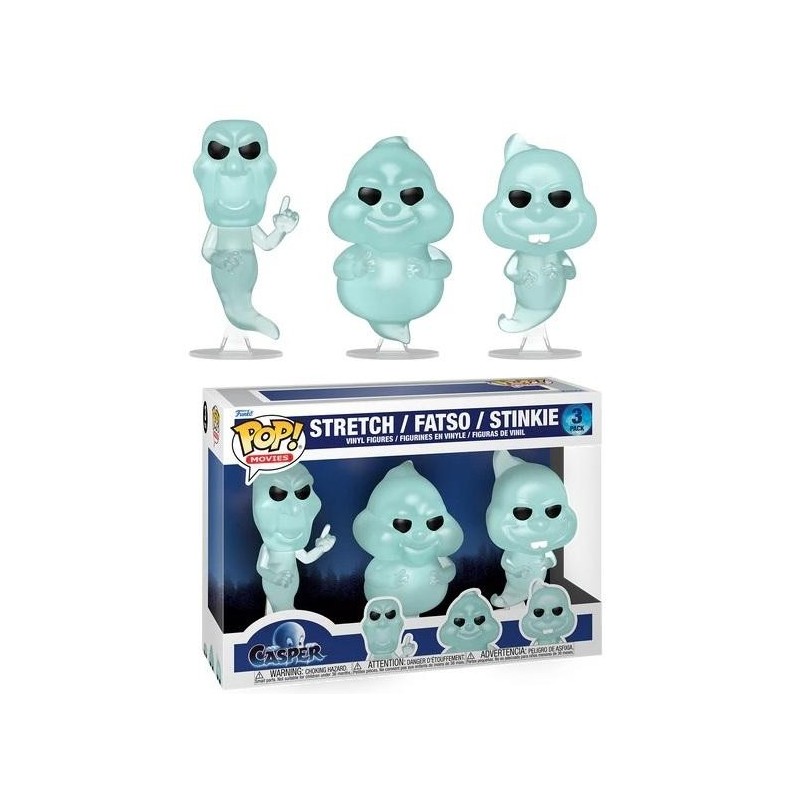 CASPER 30EME ANNIVERSAIRE - POP Movies - 3PK -Stretch, Fatso & Stinkie 