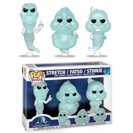 CASPER 30EME ANNIVERSAIRE - POP Movies - 3PK -Stretch, Fatso & Stinkie 