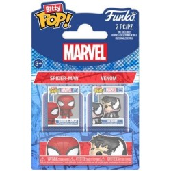 SPIDER-MAN - Bitty Pop 2 Pack 2.5cm - Spider-Man & Venom 