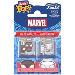 SPIDER-MAN - Bitty Pop 2 Pack 2.5cm - Miles Morales & Gwen 