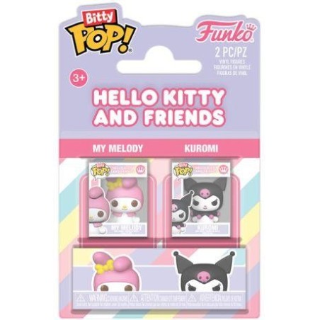 SANRIO - Bitty Pop 2 Pack 2.5cm - My Melody & Kuromi 