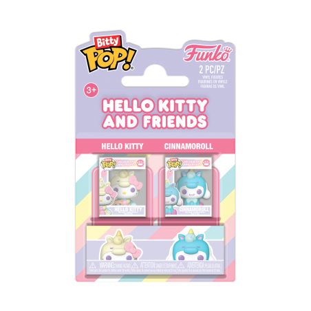 SANRIO - Bitty Pop 2 Pack 2.5cm - Hello Kitty & Cinnamoroll 