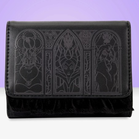 DISNEY - Villains - Portefeuille LoungeFly 
