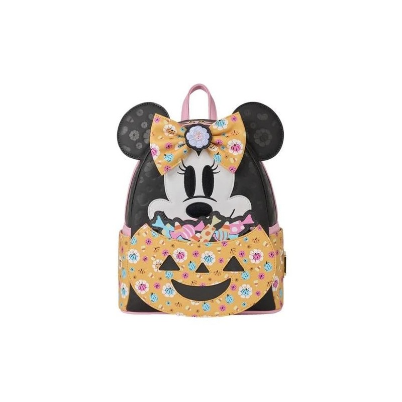 DISNEY - Minnie Mouse "Pumpkin" - Mini Sac à Dos LoungeFly 