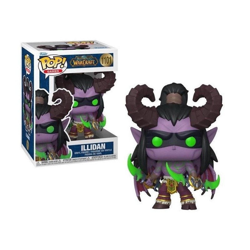 WORLD OF WARCRAFT - POP Games N° 1101 - Illidan avec Chase 