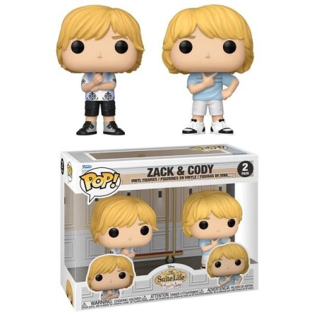 LA VIE DE PALACE DE ZACK ET CODY - POP Disney - 2 Pack Zack & Cody 