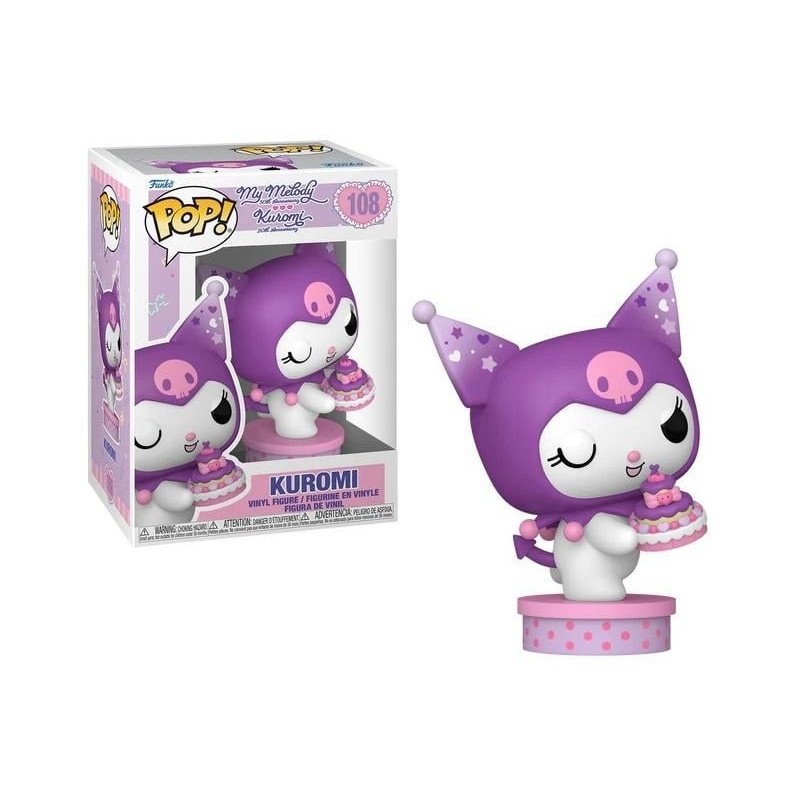 KUROMI 20EME ANNIVERSAIRE - POP N° 108 - Kuromi avec Cake 