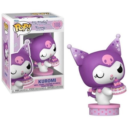 KUROMI 20EME ANNIVERSAIRE - POP N° 108 - Kuromi avec Cake 