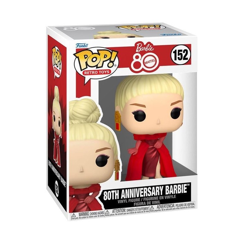 RETRO TOYS - POP N° 152 - Mattel 80th Anniversary Barbie 