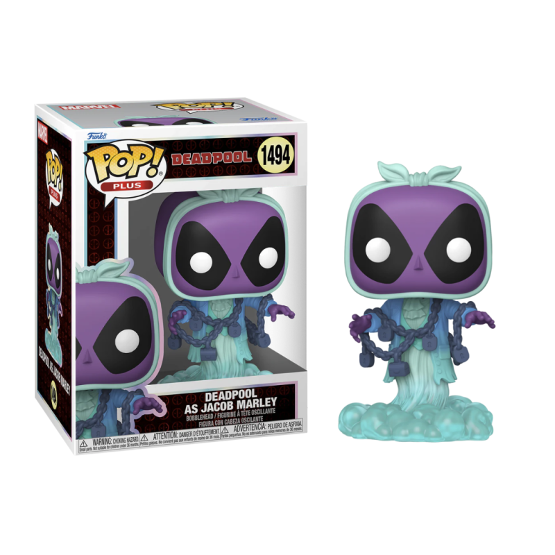 DEADPOOL - POP Plus N° 1494 -Deadpool As Jacob Marley 
