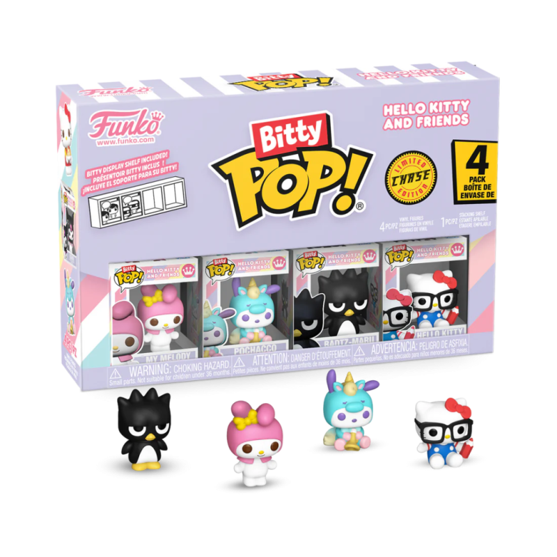 SANRIO - Bitty Pop 4 Pack 2.5cm - My Melody 