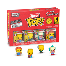 SIMPSONS - Bitty Pop 4 Pack 2.5cm - Bart 2