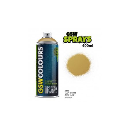 SPRAY Couleurs Ocre mat 400ml