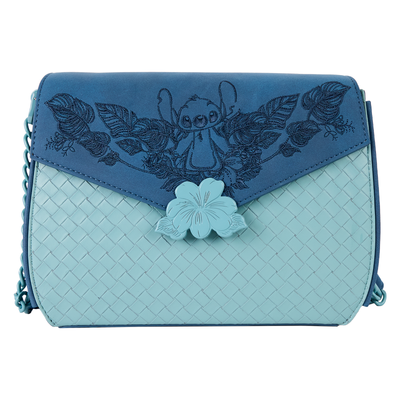 DISNEY - Stitch "Embroidered" - Sac bandoulière Loungefly 