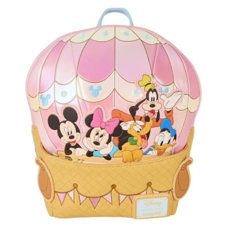 DISNEY - Mickey "Hot air balloon" - Mini Sac à Dos LoungeFly 