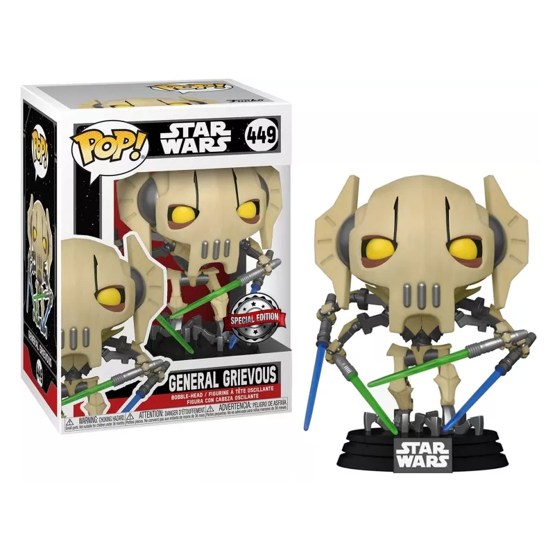 STAR WARS - POP N° 449 - General Grievous "4 Lightsabers" 
