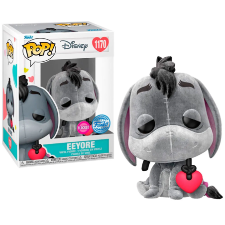 DISNEY - POP Disney N° 1170 - Eeyore (Flocked) 