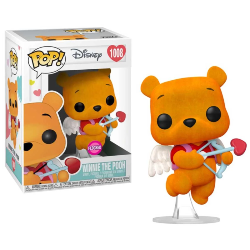 DISNEY - POP Disney N° 1008 - Winnie "Saint Valentin" (Flocked) 