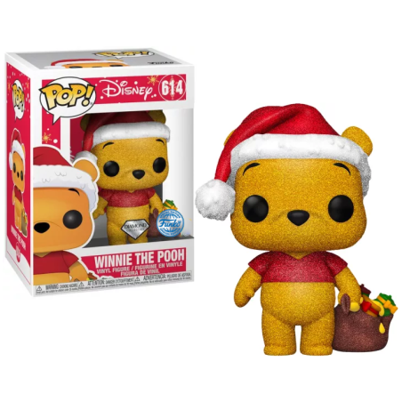 DISNEY - POP Disney N° 614 - Winnie L'Ourson "Noël" (Diamond Glitter) 