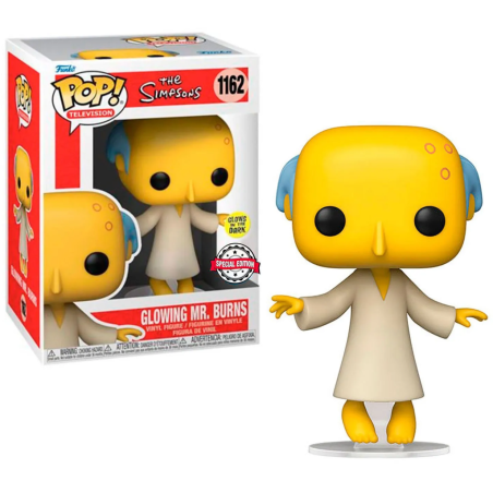 THE SIMPSONS - POP Television N° 1162 - Glowing Mr Burns with Chase 
