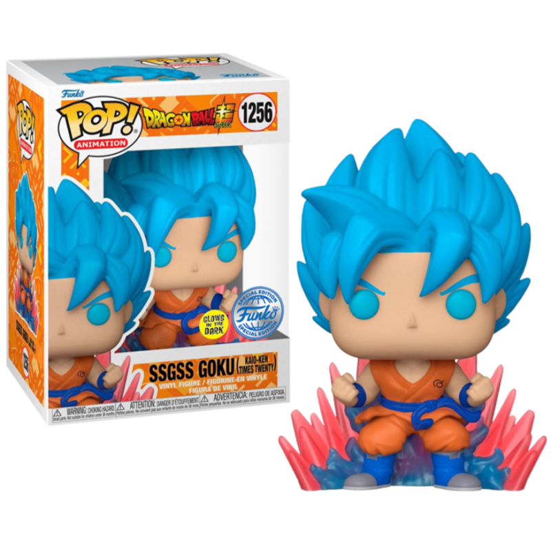 DRAGON BALL SUPER - POP Animation N° 1256 - SSGS Goku (Kaioken X20) 