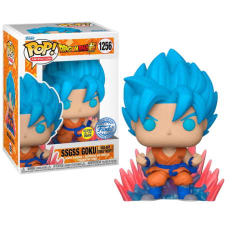 DRAGON BALL SUPER - POP Animation N° 1256 - SSGS Goku (Kaioken X20) 