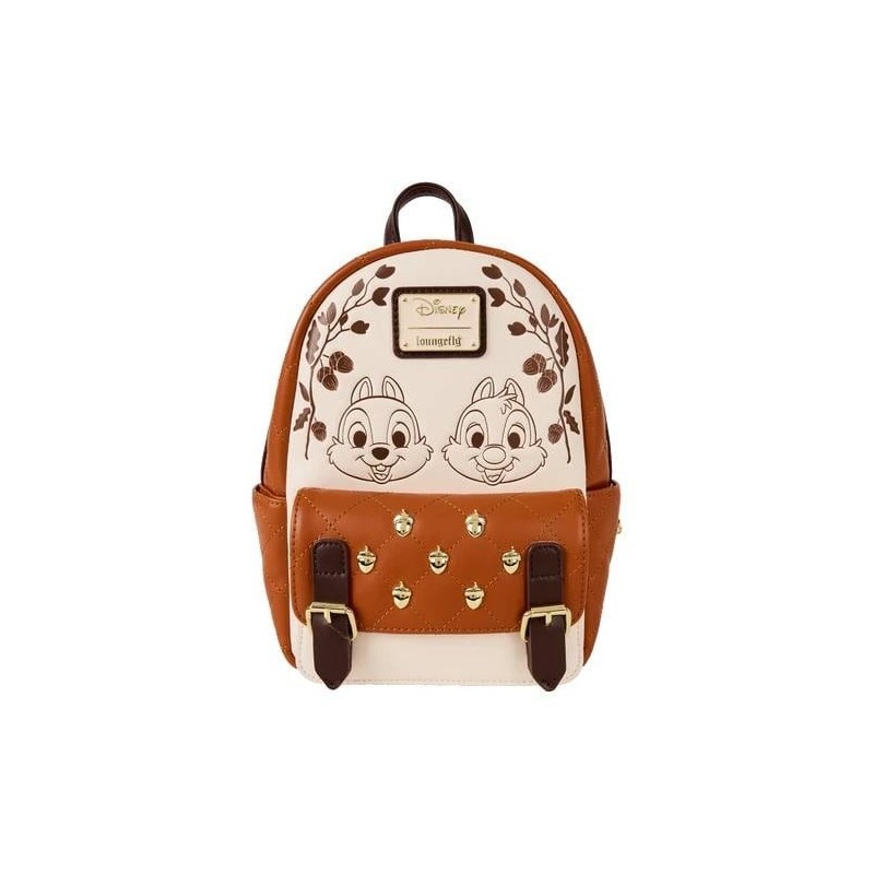DISNEY - Tic & Tac "Quilted" - Mini Sac à Dos LoungeFly 
