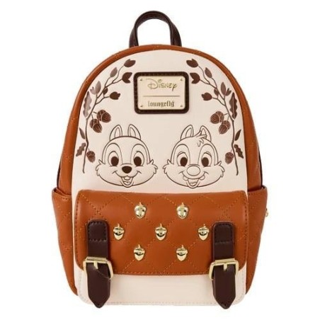 DISNEY - Tic & Tac "Quilted" - Mini Sac à Dos LoungeFly 