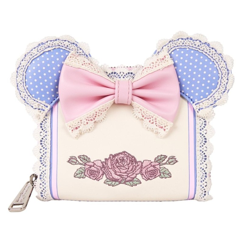 DISNEY - Minnie "Floral and Lace Ears" - Portefeuille LoungeFly 