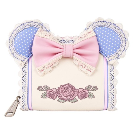 DISNEY - Minnie "Floral and Lace Ears" - Portefeuille LoungeFly 