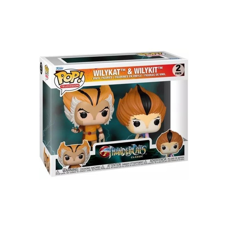 THUNDERCATS - POP Animation - 2 Pack Willykat / Willykit 