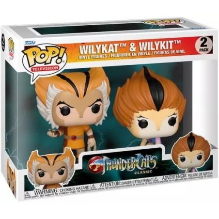 THUNDERCATS - POP Animation - 2 Pack Willykat / Willykit 