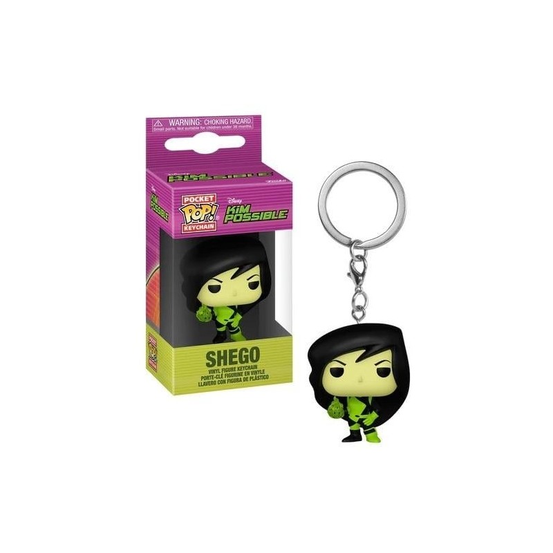 KIM POSSIBLE - Pocket Pop Keychains - Shego 