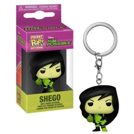 KIM POSSIBLE - Pocket Pop Keychains - Shego 