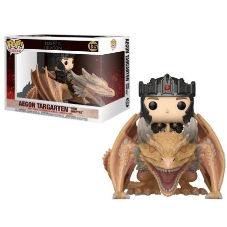 HOUSE OF THE DRAGON - POP Rides N° 135 - Aegon avec Feux-du-Soleyl 