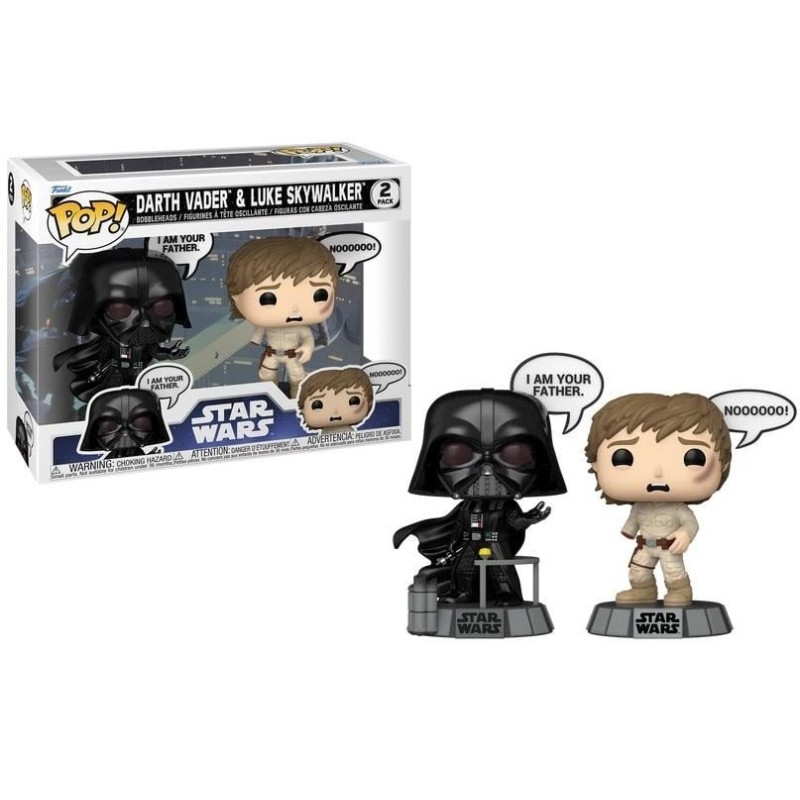 STAR WARS - POP - 2 Pack Dark Vador & Luke 