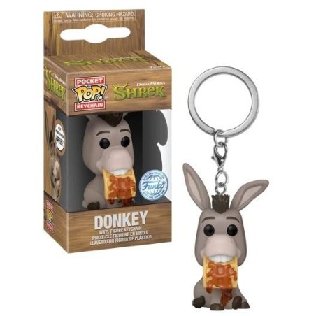 SHREK 30EME ANNIVERSAIRE - Pocket Pop Keychains - L'Ane 