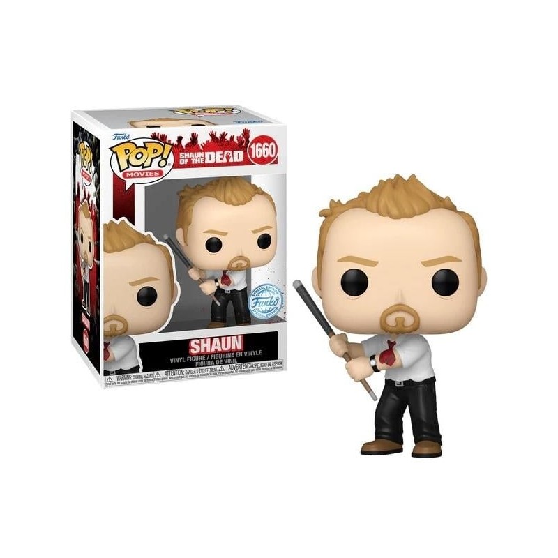 SHAUN OF THE DEAD - POP Movies N° 1660 - Shaun avec Chase (BD) 
