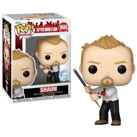 SHAUN OF THE DEAD - POP Movies N° 1660 - Shaun avec Chase (BD) 
