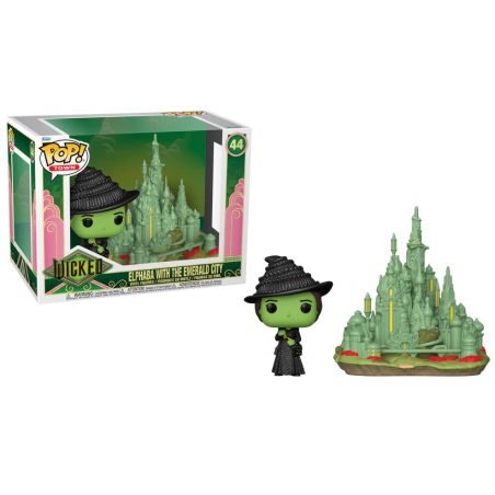 WICKED - POP TOWN N° 44 - Elphaba avec la CitÃƒ© d'Emeraude 