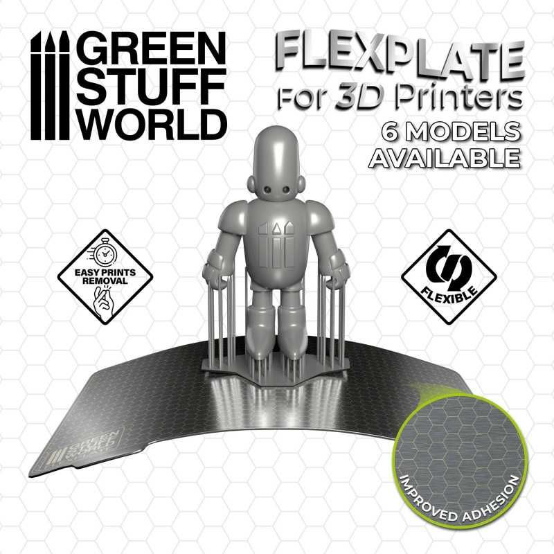 Plaques flexibles pour imprimantes 3D - 124x70mm