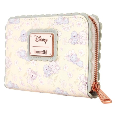 DISNEY - Cute Stitch Cherry Blossom - Portefeuille LoungeFly 