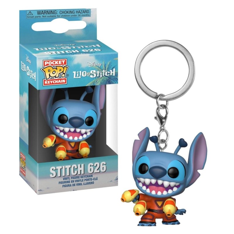 LILO & STITCH - Pocket Pop Keychains - Stitch avec blaster 