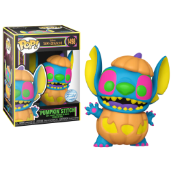 LILO & STITCH - POP Disney NÂ° 1498 - Pumpkin Stitch (BLKLT) 2