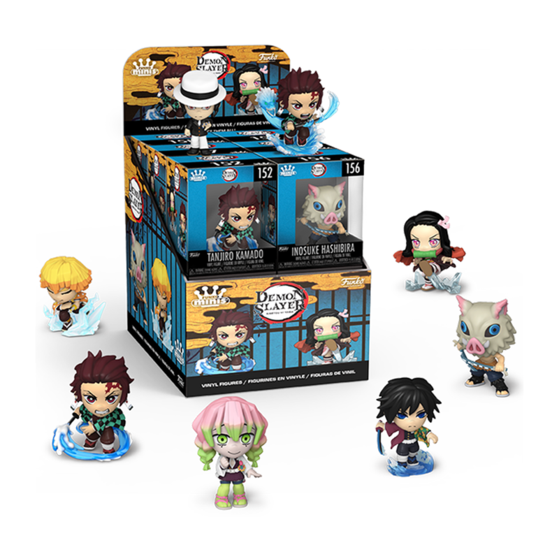 DEMON SLAYER - Saison 1 - Vinyl Figures (BOX 8 Figurines) 