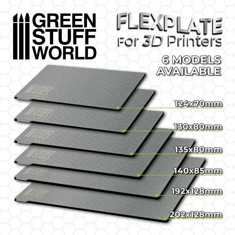 Plaques flexibles pour imprimantes 3D - 140x85mm
