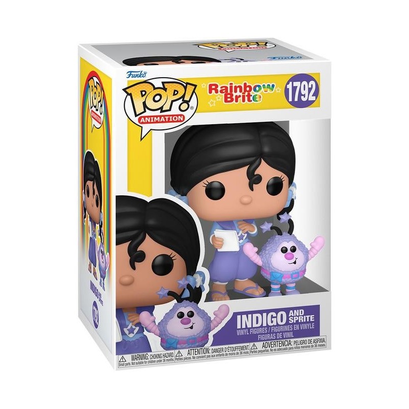 RAINBOW BRITE - POP & Buddy N° 1792 - Indigo Doll & Hammy 