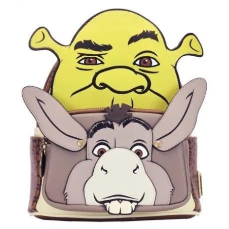 SHREK - Shrek & Ane - Mini Sac à Dos LoungeFly 