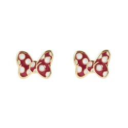MINNIE - Noeud - 1 Paire de Clous d'Oreilles 